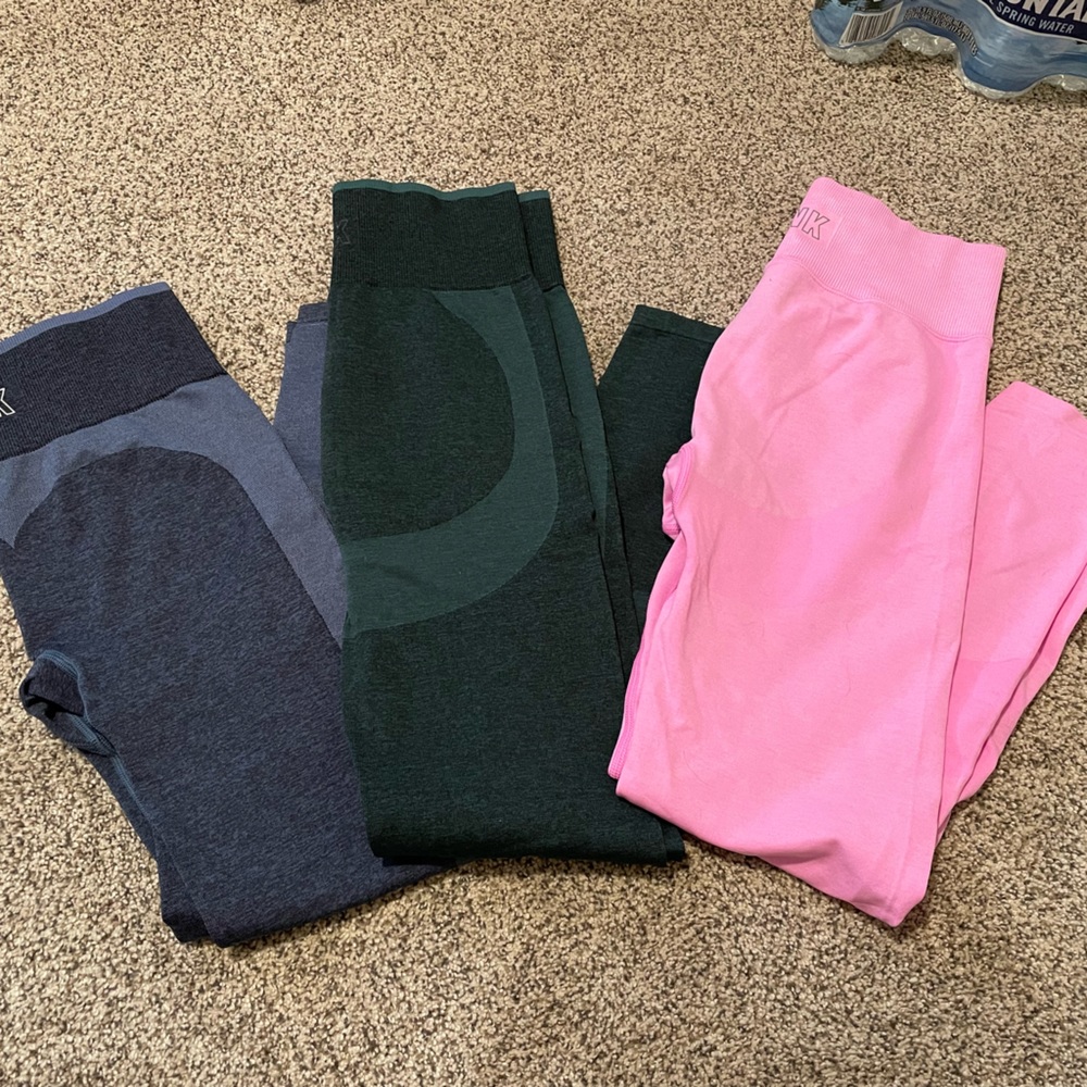 PINK seamless workout leggings
